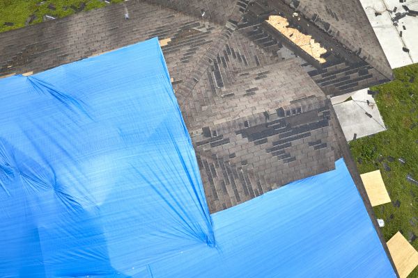 Storm Damage Roof Tarping in Spokane